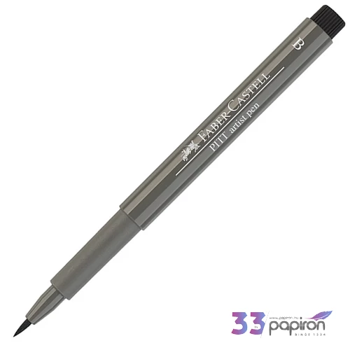 Faber-Castell művész filctoll Pitt tintás -B- meleg középszürke AG-Pitt 167473