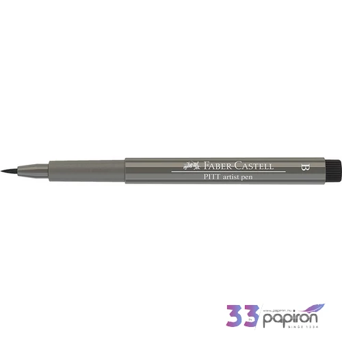 Faber-Castell művész filctoll Pitt tintás -B- meleg középszürke AG-Pitt 167473