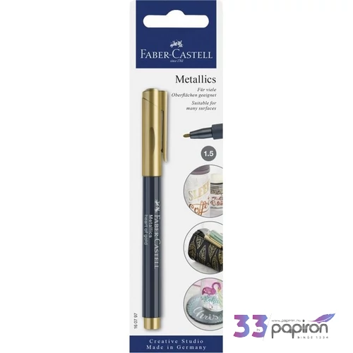 Faber-Castell művészfilc 1,5mm Creativ Studio Metál arany 160797