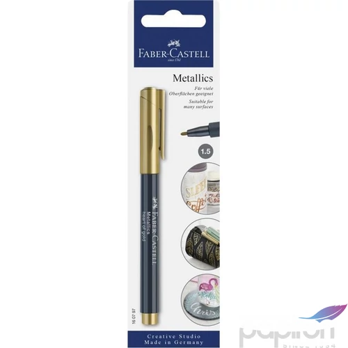 Faber-Castell művészfilc 1,5mm Creativ Studio Metál arany 160797