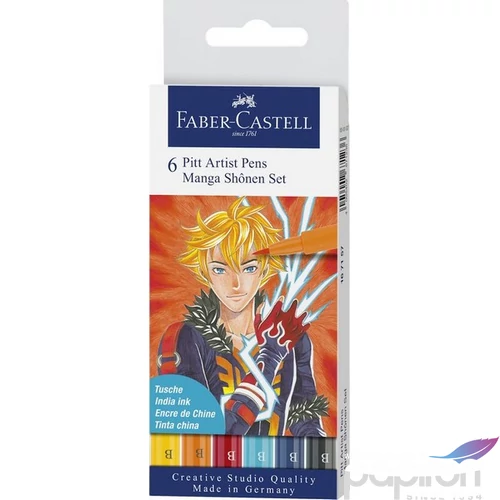 Faber-Castell művészfilc szett 6db Manga Shonen 167157