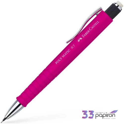 Faber-Castell nyomósiron 0,7 Poly Matic 0,7mm pink Mechanikus ceruza 133328