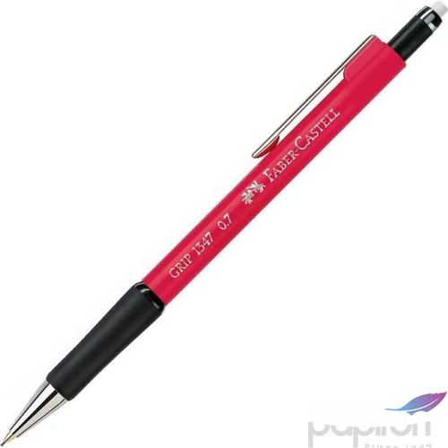 Faber-Castell nyomósiron 0,7mm töltőceruza Grip 1347 tűzpiros