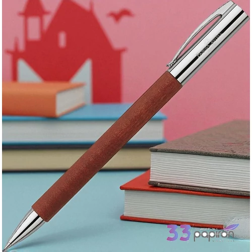 Faber-Castell nyomósiron FC-Töltőceruza Ambition körtefa test csavar mechanikával 138131