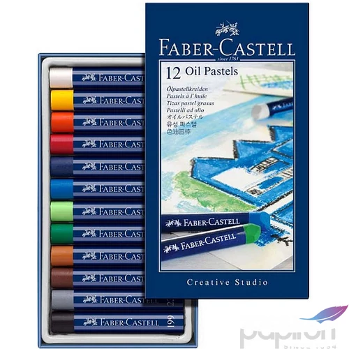 Faber-Castell olajpasztell rúd Creative Studio 12db AG-Goldfaber prémium minőségű termék 127012