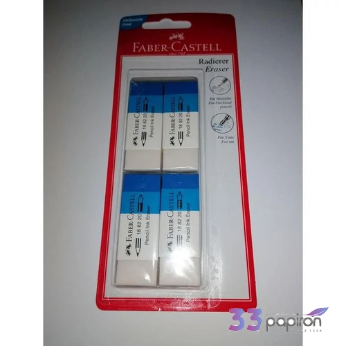 Faber-Castell radír 4db-os szett bliszterben prémium minőségű termék 188220