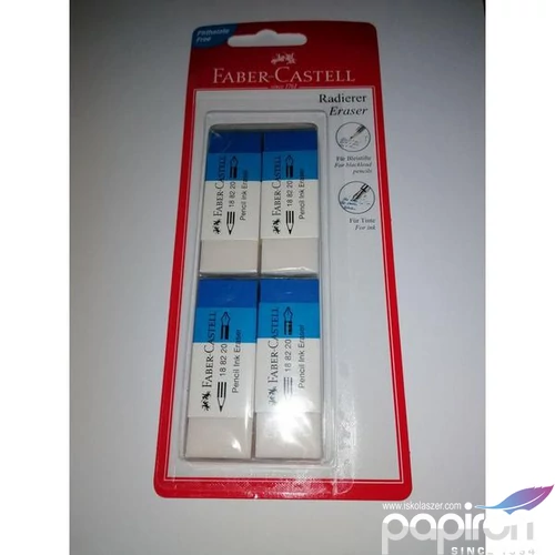 Faber-Castell radír 4db-os szett bliszterben prémium minőségű termék 188220