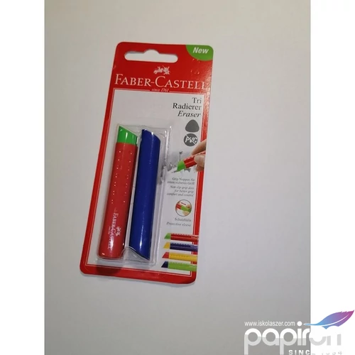 Faber-Castell radír Grip, vegyes szín PVC mentes+csere radír