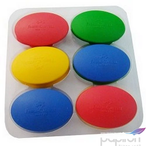 Faber-Castell radír PVC mentes kerek színes prémium minőségű termék 589022