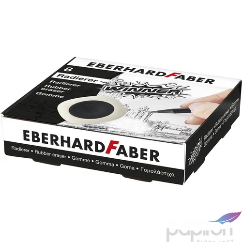 Eberhard Faber radír fekete-fehér winner E585416