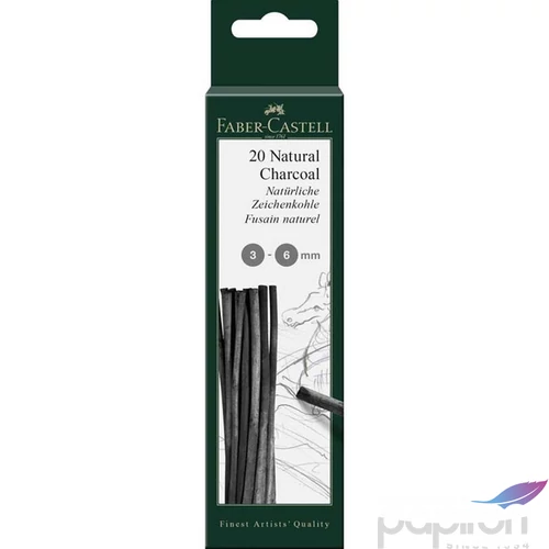 Faber-Castell szénceruza Pitt faszén natúr csomag 3-6mm. AG-Pitt 129198