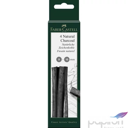 Faber-Castell szénceruza Pitt faszén natúr csomag 9-15mm. AG-Pitt 129498