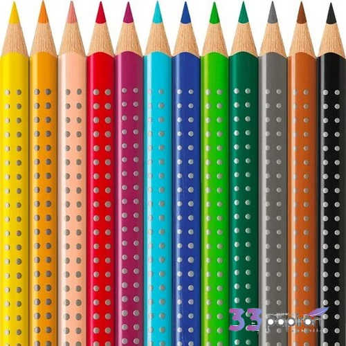 Faber-Castell színes ceruza 10+2db-os, Grip