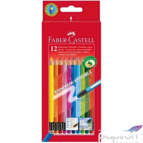 Faber-Castell színes ceruza 12db radíros véggel . 116612