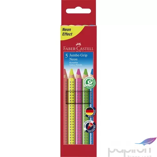 Faber-Castell színes ceruza 5db Jumbo Grip neon színek . 110994