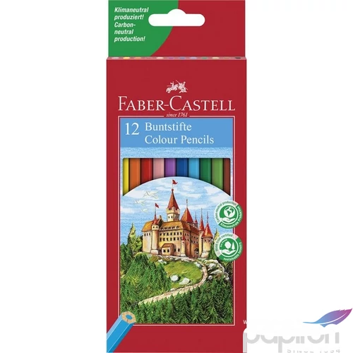 Faber-Castell színes ceruza 12db készlet várak vár törésállóheggyel 120112/120112LE