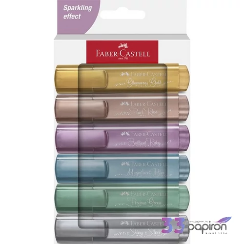 Faber-Castell szövegkiemelő 6db-os 1546 metál 2024