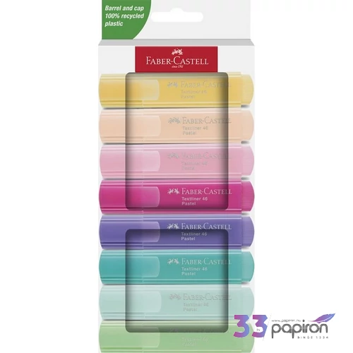 Faber-Castell szövegkiemelő 8db-os 1546 pasztell 2024