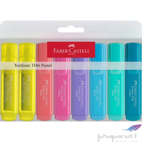 Faber-Castell szövegkiemelő 8db Textliner 1546 Textliner 1546 Pastel 154681