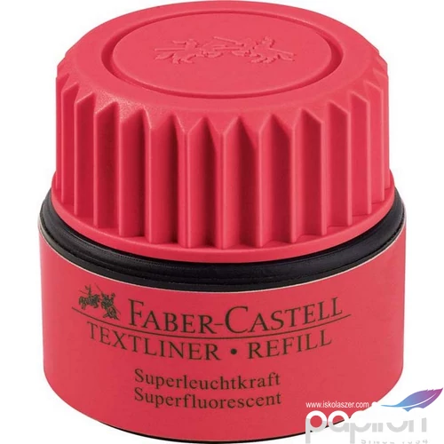 Faber-Castell szövegkiemelő Textliner utántöltő 30ml piros. Highlighter 154921