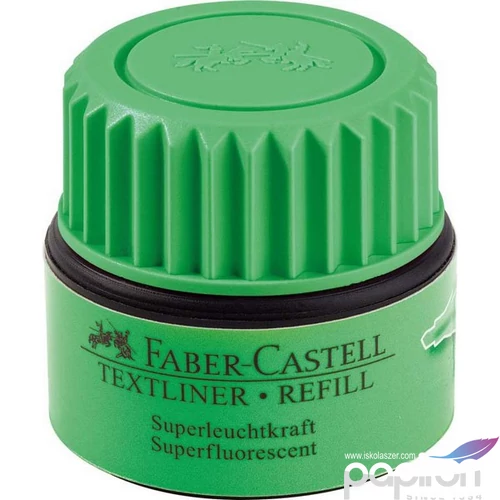 Faber-Castell szövegkiemelő Textliner utántöltő 30ml zöld. Highlighter 154963