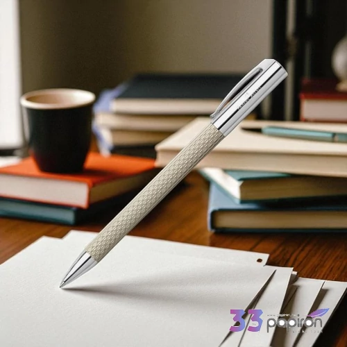 Faber-Castell toll Ambition OpArt nemesgyant a test fehér homok csavar mechanikával 1