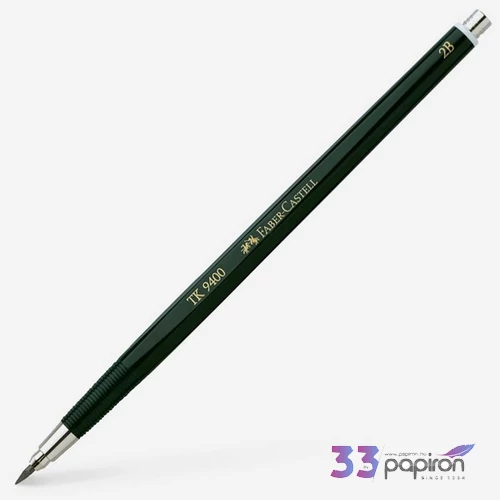Faber-Castell Töltőceruza 2,0mm TK 9400 sötétzöld testszín 2B 139402