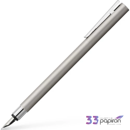 Faber-Castell töltőtoll Neo Slim rozsdamentes acél test matt EF 342102
