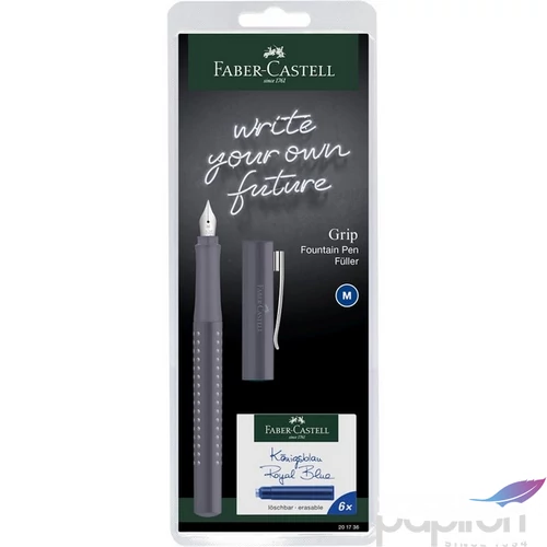 Faber-Castell töltőtoll Tintapatron GRIP 2010 "Harmónia M klf. Szín BL.