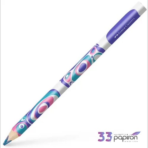 Faber-Castell Varázsceruza Jumbo háromszögletű pasztel színek (türkiz, rózsaszín, lila) 116573