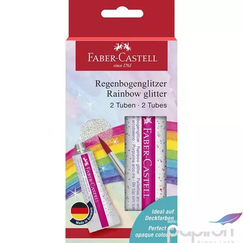 Faber Castell csillámragasztó0 Szivárványos, 2db-os 12ml. BL. 2024