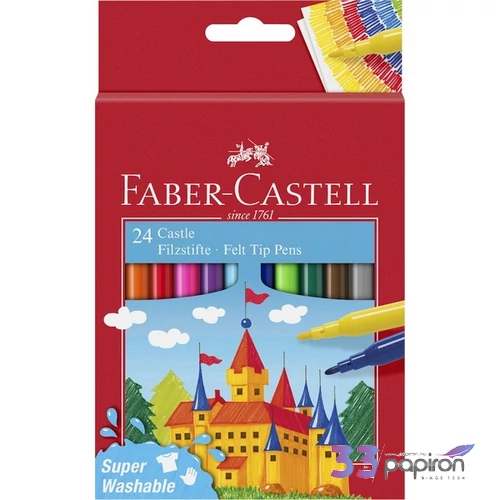 Faber Castell filckészlet 24db-os kastélyos filctoll készlet 554202