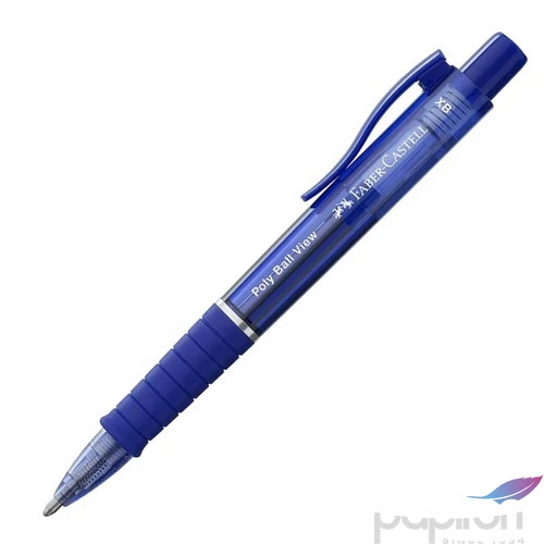 Faber Castell golyóstoll POLY BALL VIEW admirális kék test XB-s h