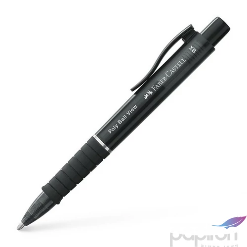 Faber Castell golyóstoll POLY BALL VIEW fekete test XB-s heggyel