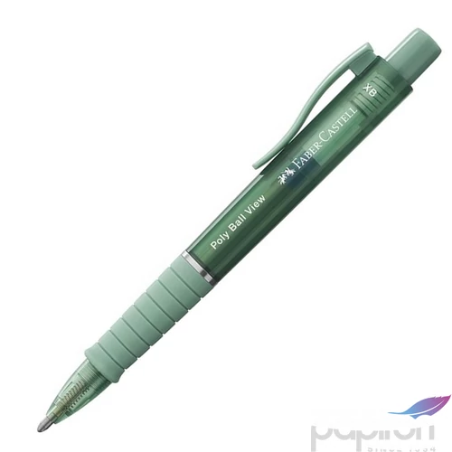 Faber Castell golyóstoll POLY BALL VIEW liliom zöld test XB-s heggyel BL.