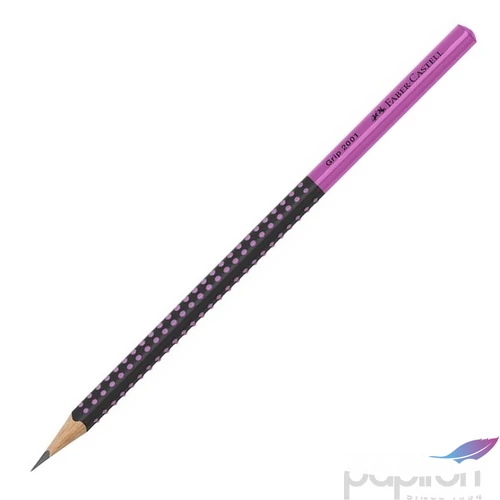 Faber Castell grafitceruza GRIP 2001 kéttónusú fekete/pink HB 2022 