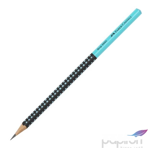 Faber Castell grafitceruza GRIP 2001 kéttónusú fekete/türkiz HB 