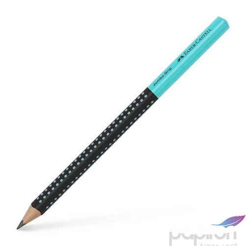 Faber Castell grafitceruza GRIP Jumbo kéttónusú fekete/türkiz HB