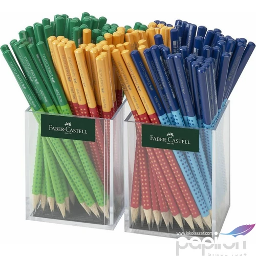 Faber Castell grafitceruza Grip,Jumbo kéttónusú, piros-narancssárga 111912