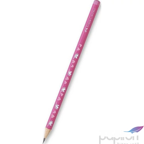 Faber Castell grafitceruza HB hárumszögletű, unikornis, pink