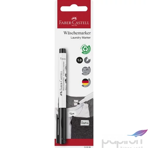 Faber Castell jelölőfilc vízálló fekete BL. 159596