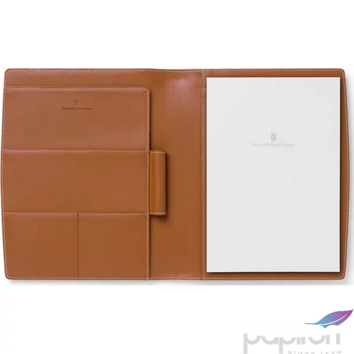 Faber Castell konferenciamappa GVFC A/5 szemcsés borjúbőrből konyak színű (236x194x24mm) 118928
