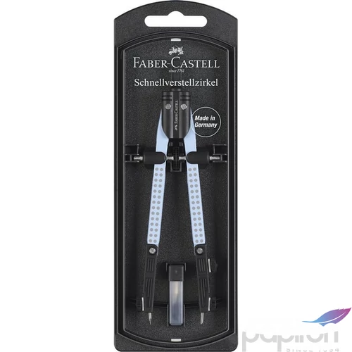 Faber Castell körző készlet gyorsállítóval 3,5mm heggyel GRIP égkék 2024