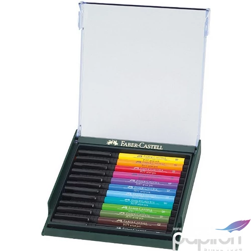 Faber-Castell művész filc 12-e AG-Művész filc Pitt Brush - fényes 267421
