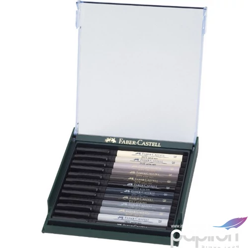 Faber-Castell művész filc 12-e AG-Művész filc Pitt Brush szűrke árnyala 267423