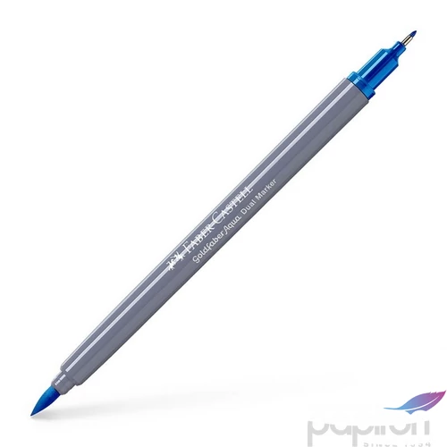 Faber Castell művész filctoll AG-Kétvégű aquarell filctoll azúrkék 449 Goldfaber Aqua