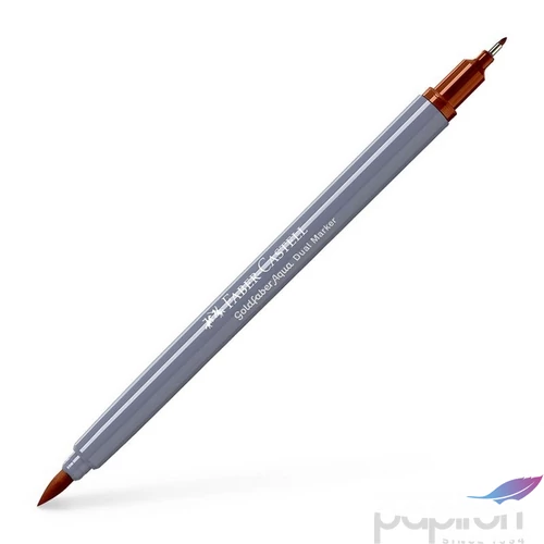Faber Castell művész filctoll AG-Kétvégű aquarell filctoll égetett okker 187 Goldfaber Aqua