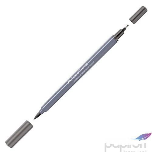 Faber Castell művész filctoll AG-Kétvégű aquarell filctoll hidegszürke IV. 233 Goldfaber Aqua