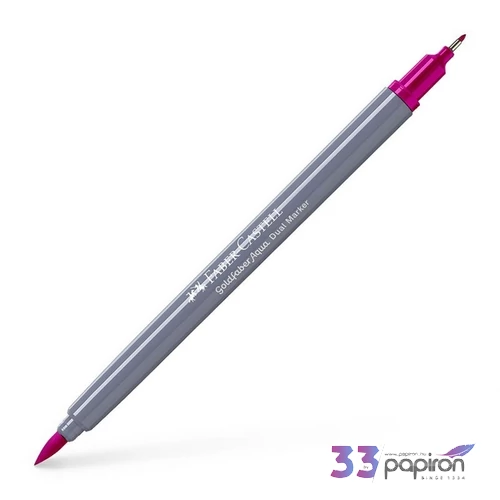 Faber Castell művész filctoll AG-Kétvégű aquarell filctoll lilás rózsaszín 125 Goldfaber Aqua 16462