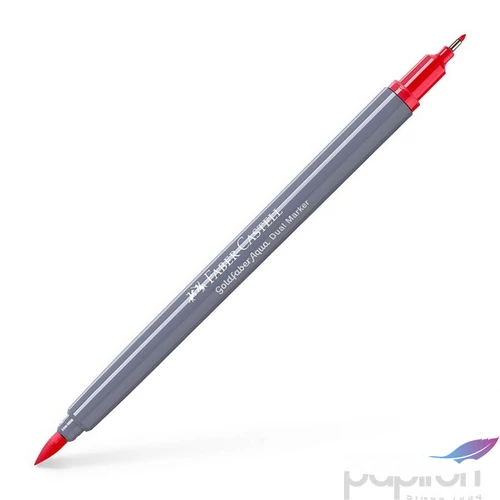 Faber Castell művész filctoll AG-Kétvégű aquarell filctoll ragyogó vörös 122 Goldfaber Aqua